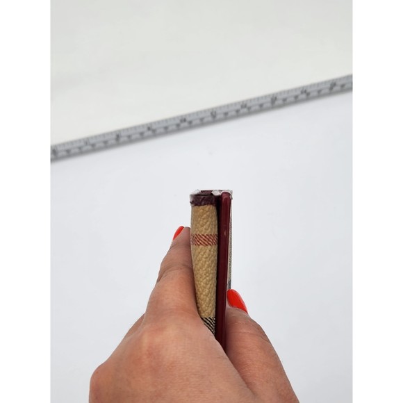 BURBERRY RED LONG WALLET 201BURXCH - Picture 9 of 12